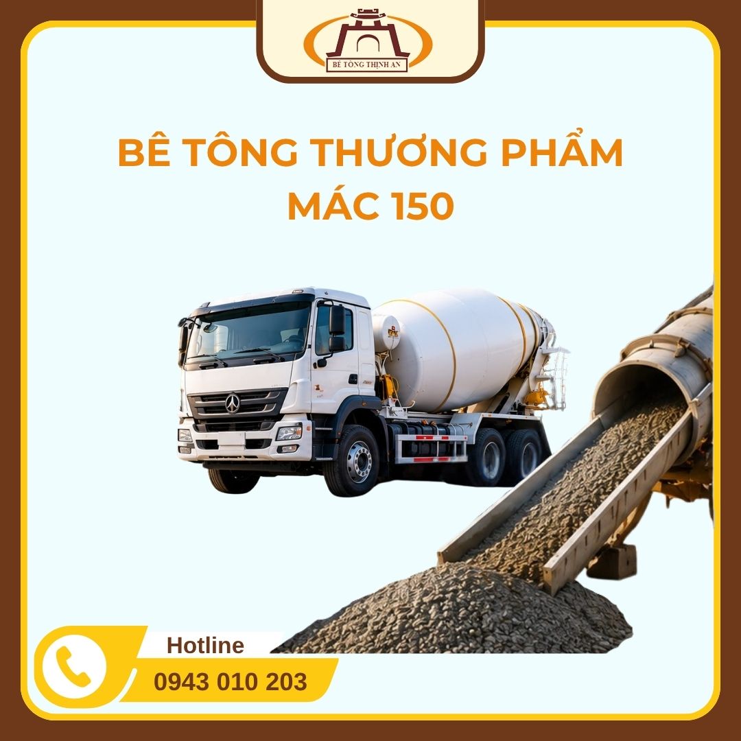 Bê tông thương phẩm MÁC 150