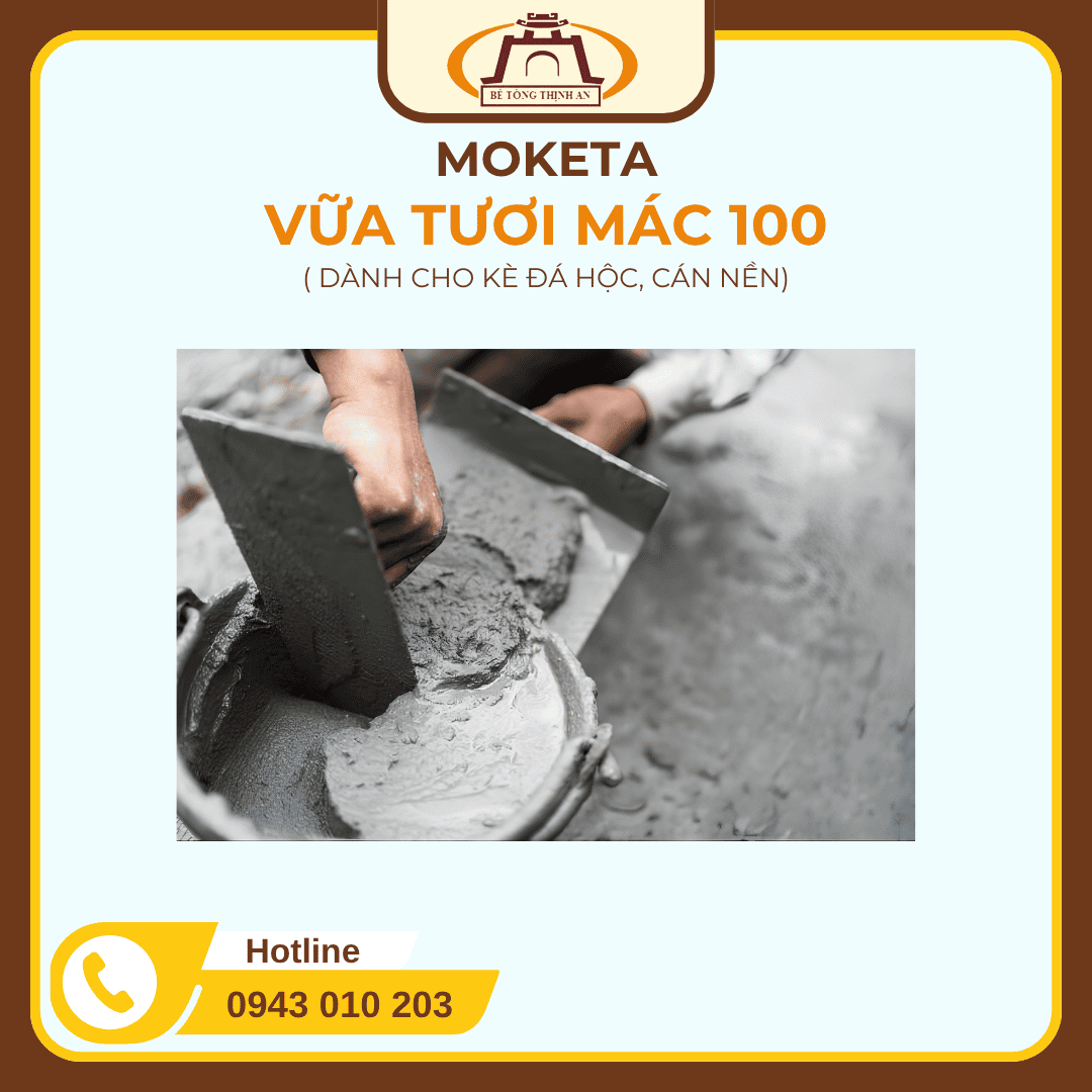 Vữa tươi Mác 100